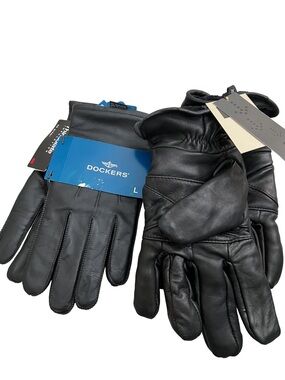 NWT Men’s leather glove bundle. Dockers Thinsulate and Covington WarmLite L & XL